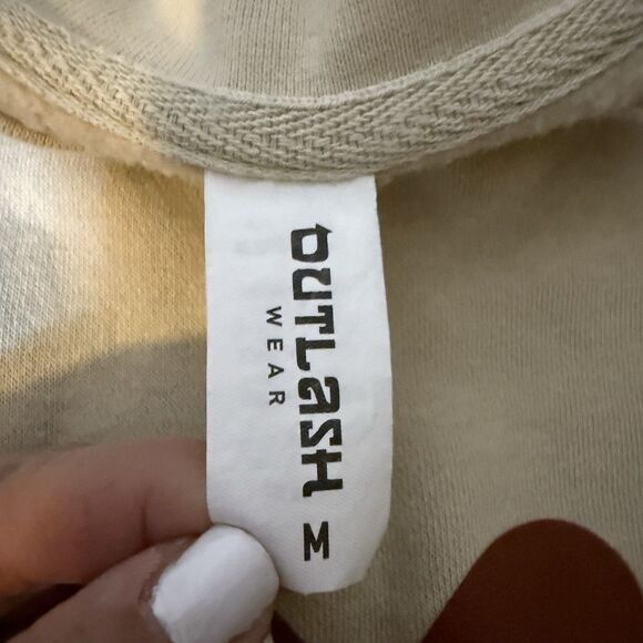 Dogs Make Everything Better Women’s Size Medium Beige Cream Sweatshirt - Picture 3 of 4